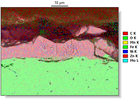 colors Scanning Electron Microscope SEM Metallurgy Analysis & Lab Services